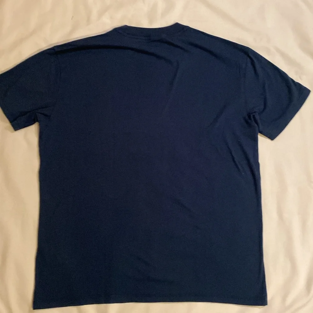 BNWT Abercombie & Fitch New York Sports crewneck t-shirt in navy blue. - Picture 6 of 8